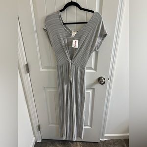 Grey stretchy jumpsuit